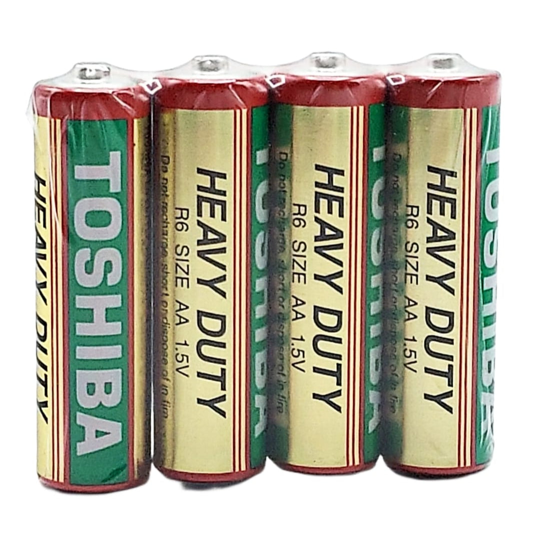 🔋 Set 4 Baterii Toshiba R6 AA 1.5V – Fiabile și Accesibile